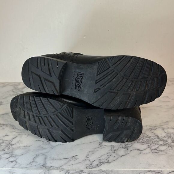 Ugg Bellevue Sheepskin Moto Boots 8 - Picture 6 of 8